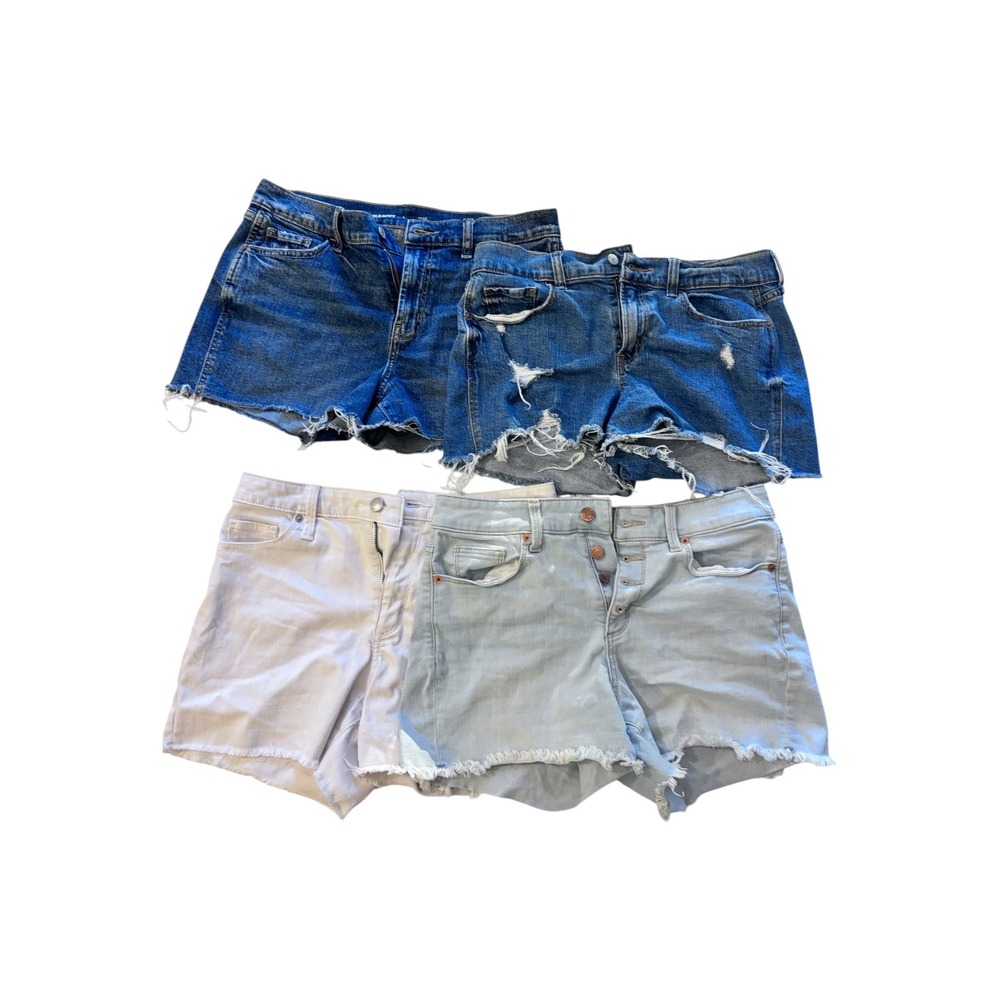 Size 6 denim shorts lot